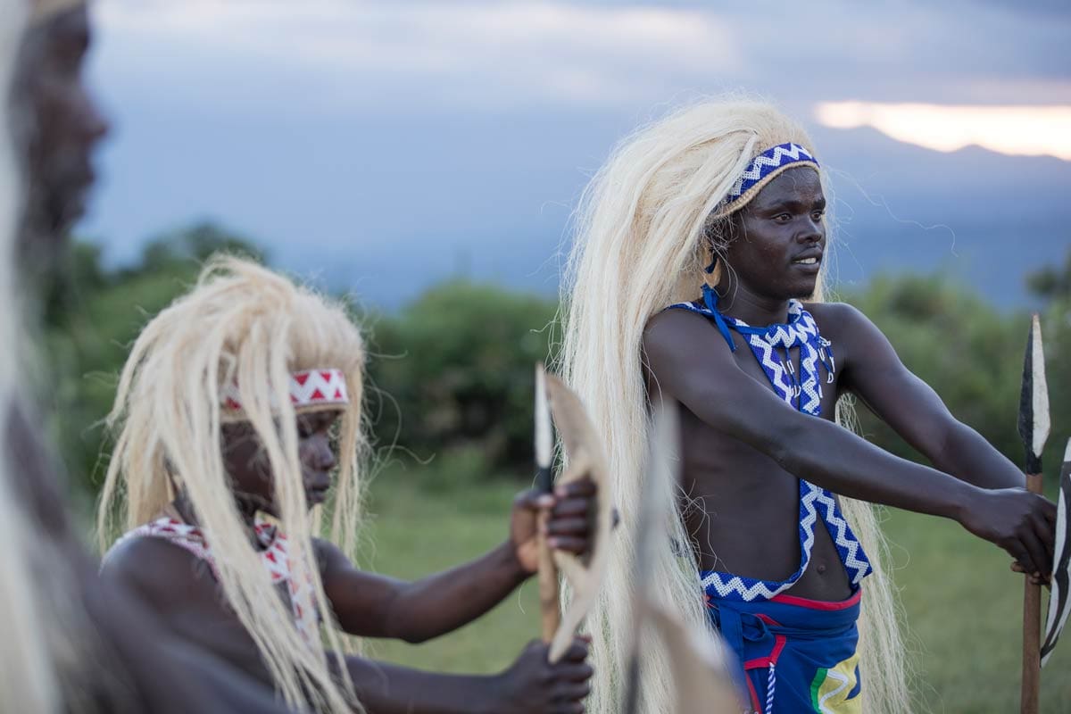 volcanoes safaris community project intore dance group