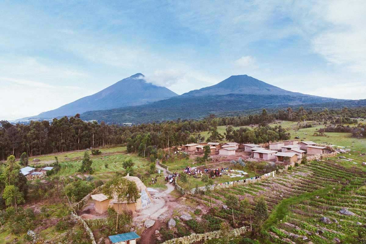 volcanoes safaris mount gahinga batwa village community housing project